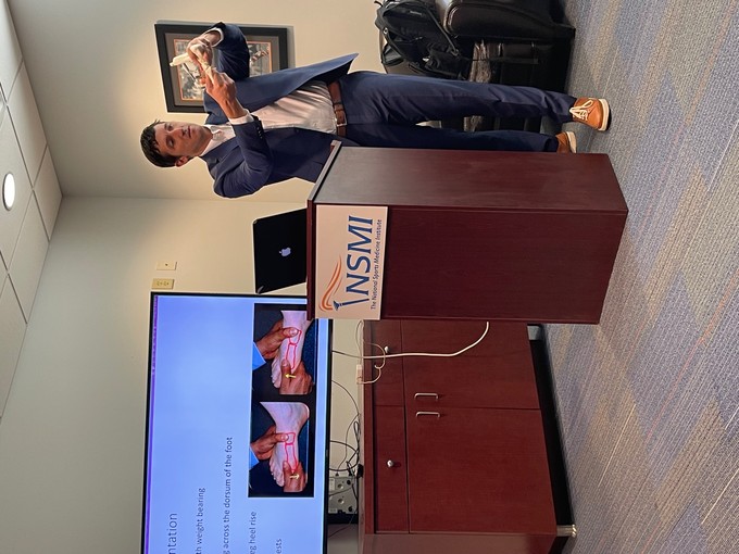 Dr. Thomas Sanders Grand Rounds presentation on Lisfranc Injuries and Ankle Instability at the National Sports Medicine Institute